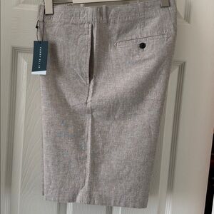 Perry Ellis 🪐Light Gray Flat Front Shorts
